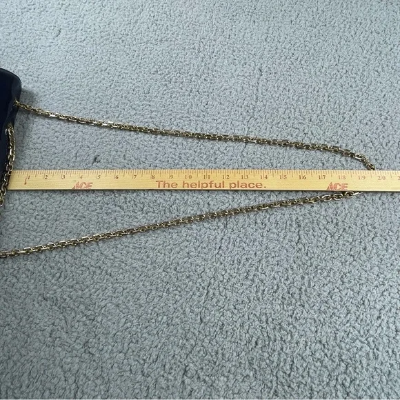 Tory Burch handbags cross body shoulder Gemini Link Patent Leather Golden Chain - Picture 14 of 16